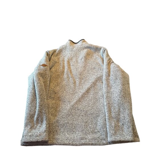 Orvis Mens Sherpa-Lined 1/4 Zip Sweater Fleece Pullover - Gray XXL - Picture 9 of 9